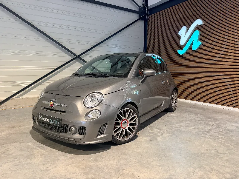 Fiat 500C Abarth - Cabriolet - 595 Turismo - 160 cv - Boite Automatique - Interieur Cuir Rouge - 110000 Km - 500
