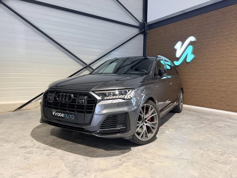 Image secondaire de AUDI Q7 - 60 TFSI E - 462 cv - Hybride - S TRONIC - 2021 - Caméra 360 - CarPlay - Attelage