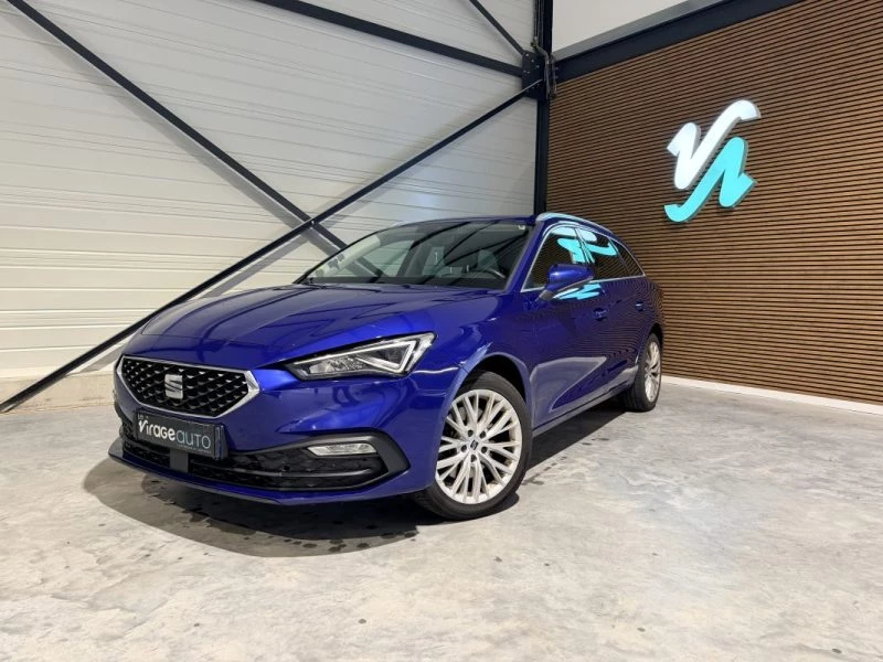 Image principale de Seat Leon ST XCELLENCE - 4 SP - 2.0 TDI - 150CH - DSG7 - 2021 - CarPlay - Caméra de récul - Attelage